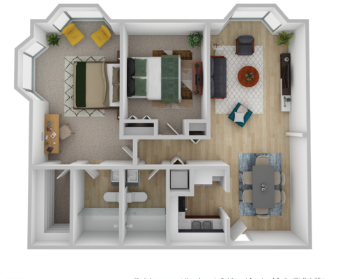 Academy 3D Floorplan Jan 2025