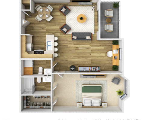 Cedar 3D Floorplan Jan 2025