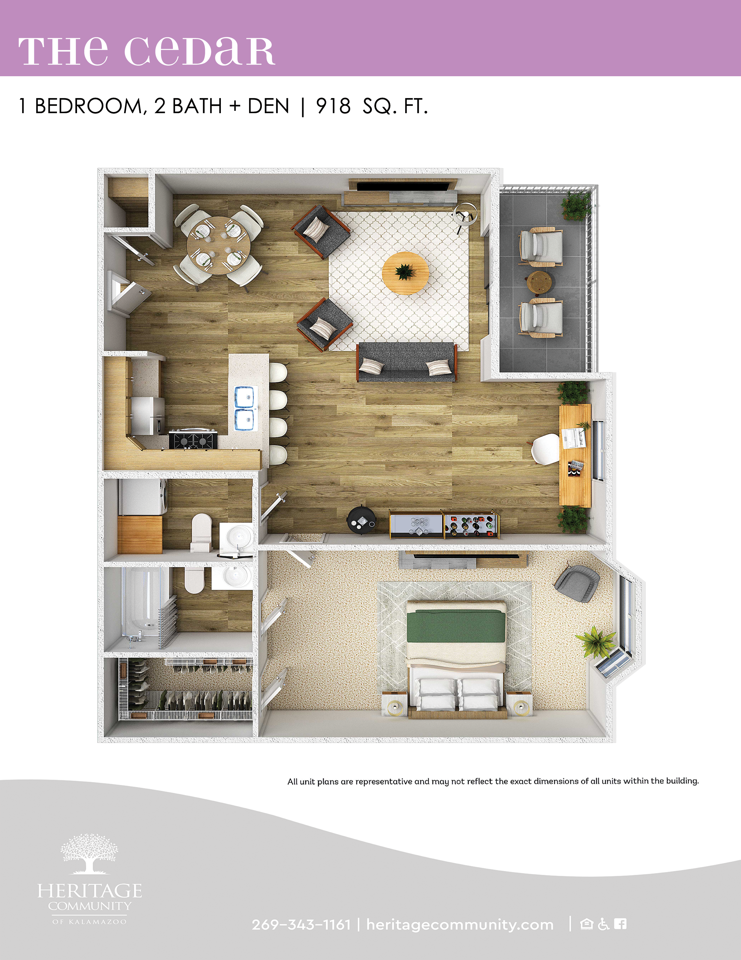 Cedar 3D Floorplan Jan 2025