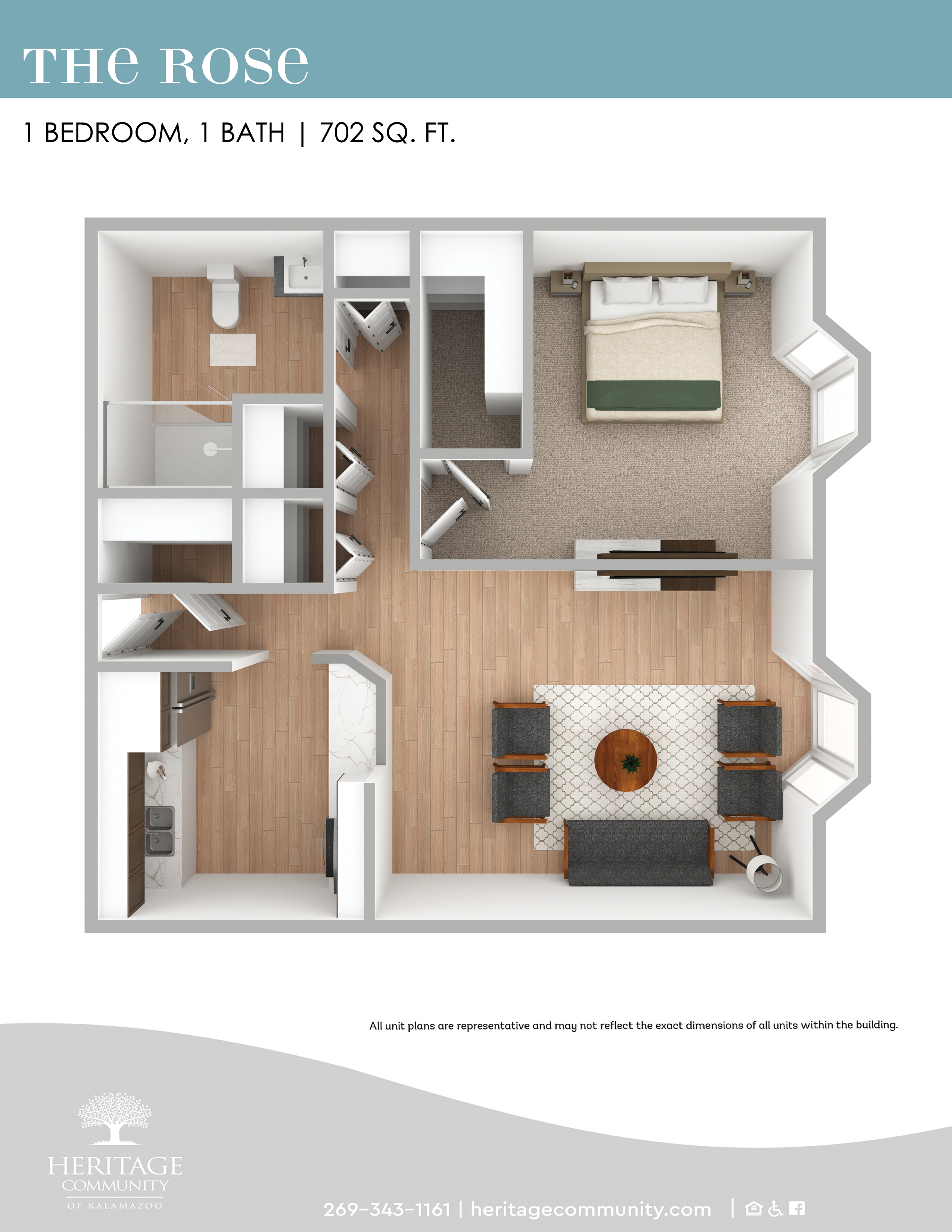 Rose 3D Floorplan Jan 2025