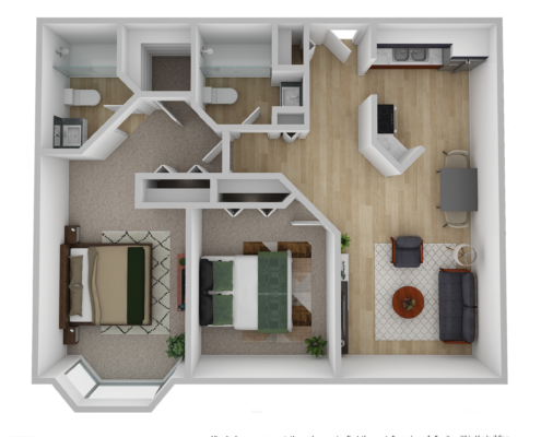 Vine 3D Floorplan Jan 2025