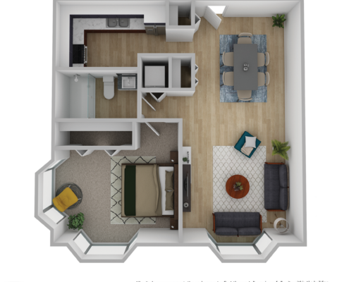 Walnut 3D Floorplan Jan 2025