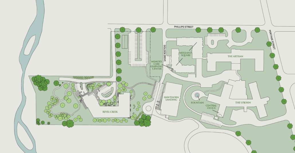 Campus Map | Heritage Community of Kalamazoo