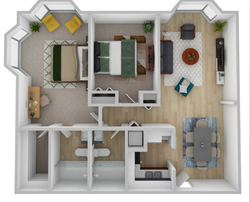 the academy 2 bedroom 2 bathroom floor plan